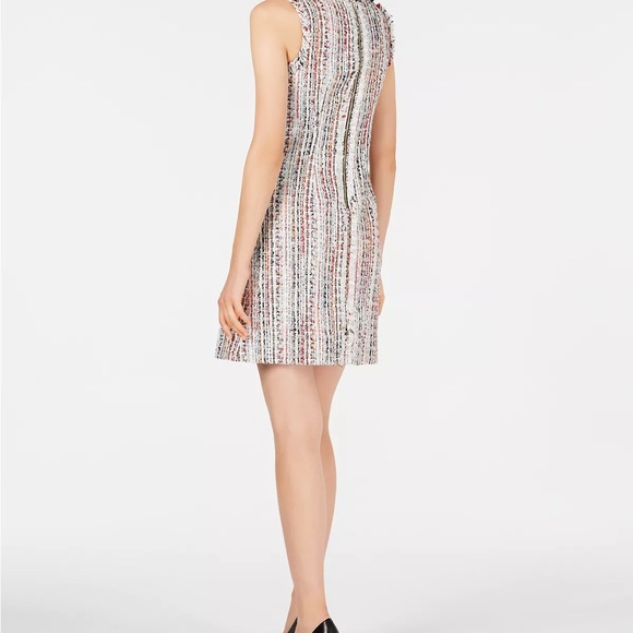 (NWT) Elie TAHARI Dean Sleeveless Tweed Sheath Dress Size 4 - Picture 4 of 8